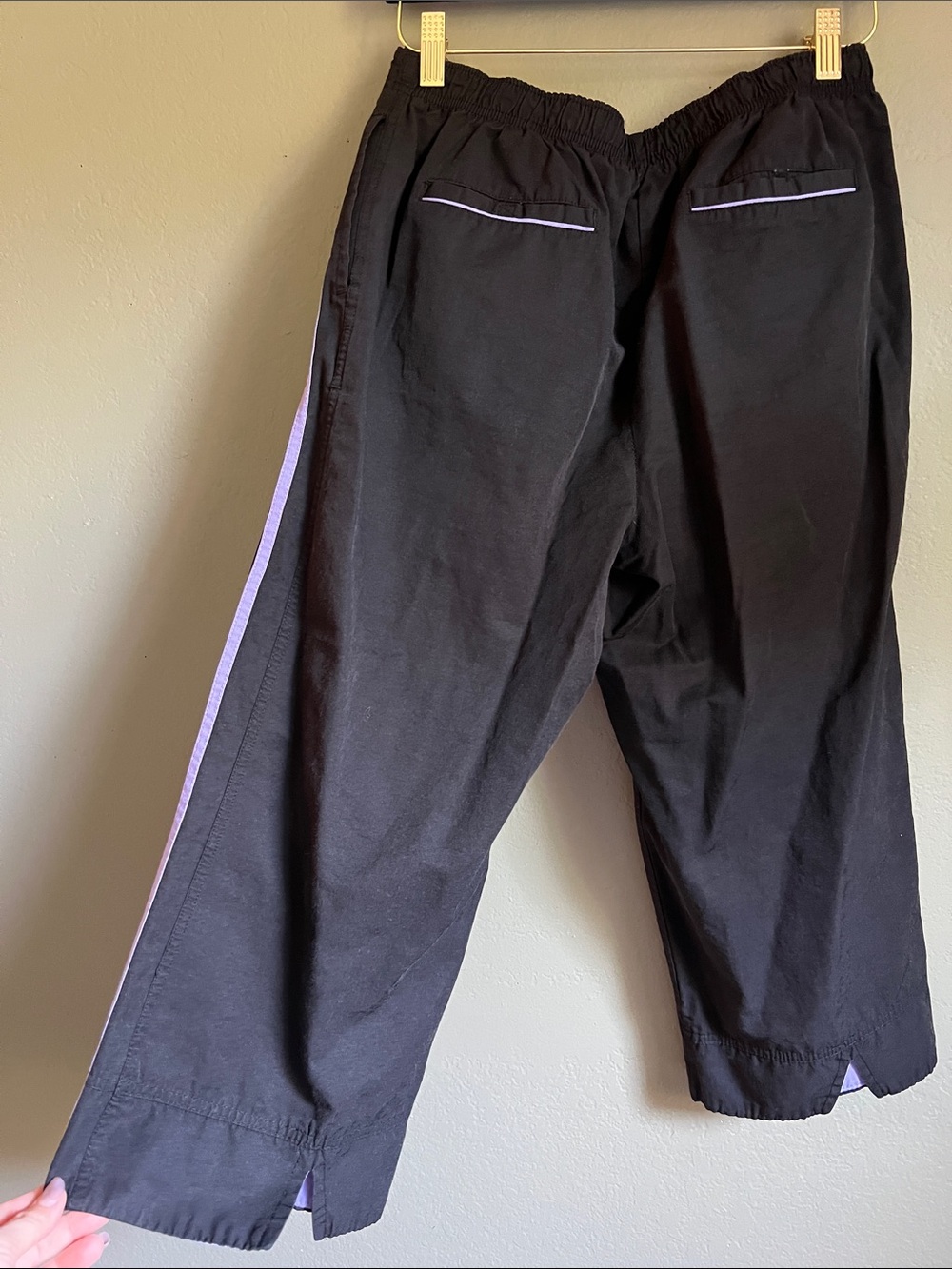 Y2K cropped athletic pants - Picture 3 of 3